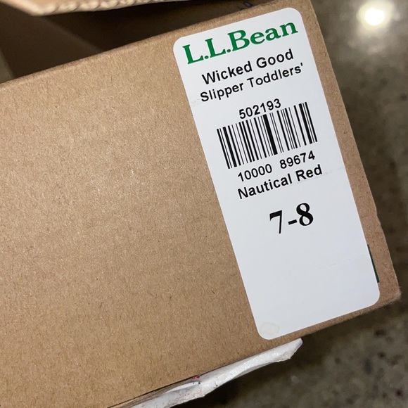 LL Bean Wicked Good Toddler Slipper 7/8 - Picture 5 of 6